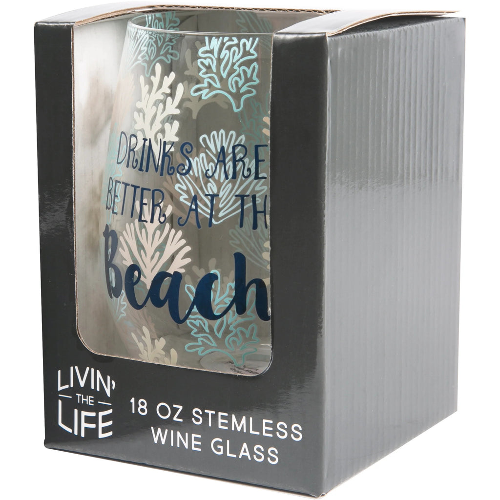 18 oz Stemless Wine Glass U65597