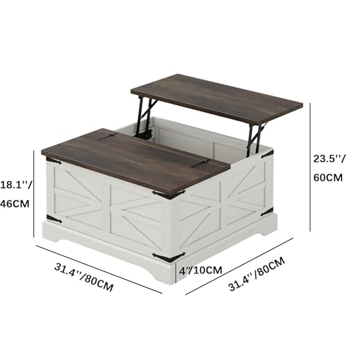 Black Lift Top Wood Coffee Table T563