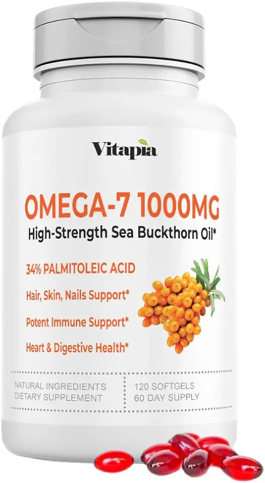 Sea Buckthorn Berry Oil 1000mg 120 Capsules Y36338